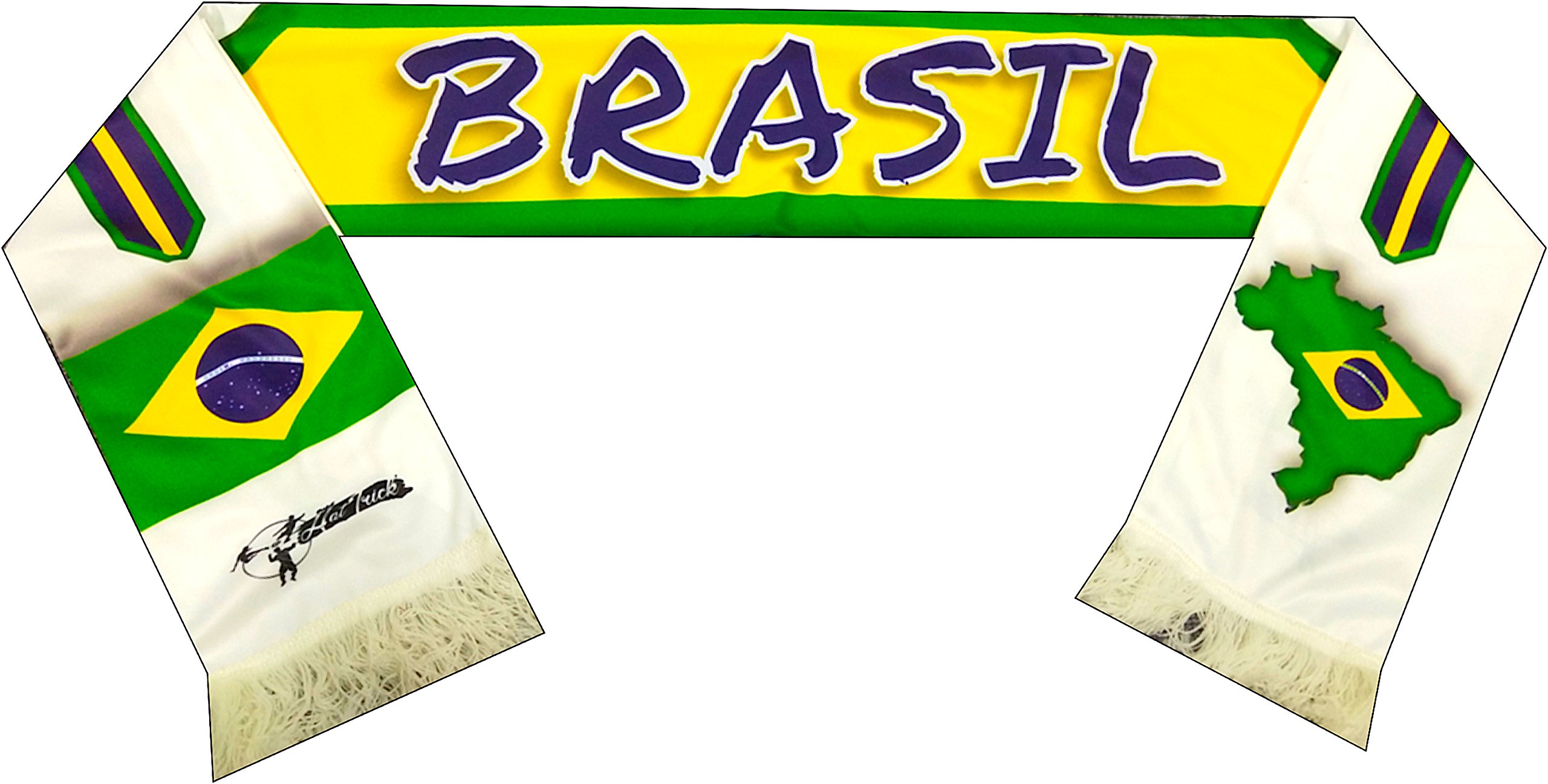 Official Brazil Flag Scarf - Verde-Amarela