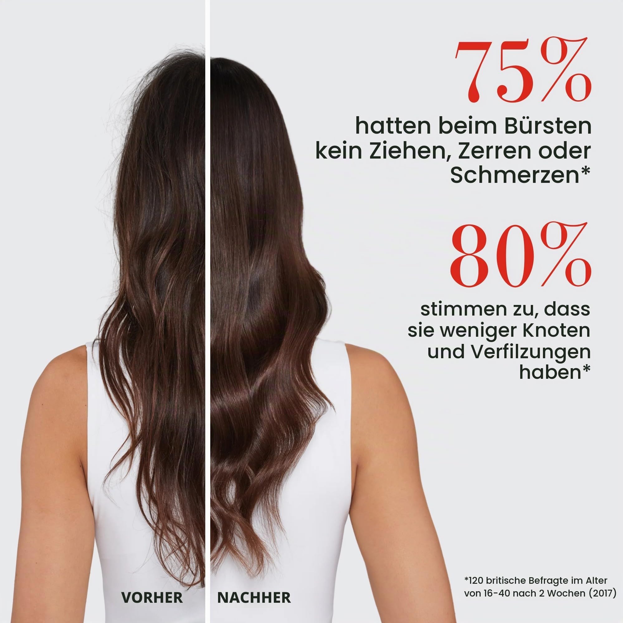 Tangle Teezer x The Devil Wears Prada Ultimate Detangler Haarbürste–Nasses & Trockenes Haar–Entwirrungsbürste für Alle Haartypen–Zweistufige Borsten Reduzieren Haarbruch & Knoten – rotes Chrom-Finish