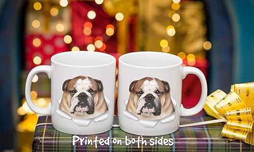 Miniatura 6 de Winston & Bear Taza divertida de Bulldog  Taza de café de cerámica con regalos perfectos de bulldog y divertido diseño lindo para los amantes de los