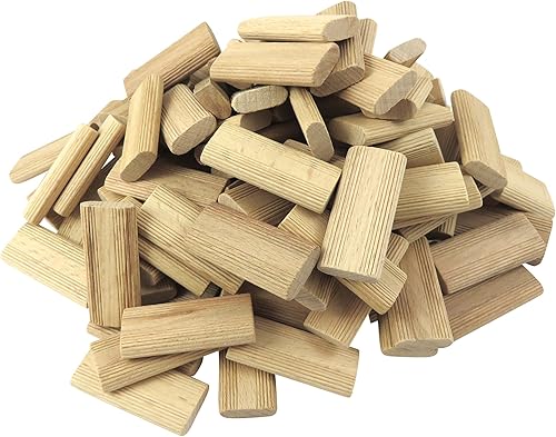 Miniatura 2 de Taytools Paquete de 120 espigas sueltas de madera de haya de 0.315 in x 1.969 in x 0.866 in para uso Domino Sistemas de carpintería de espiga suelta