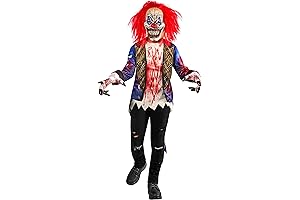 Rubie's Boy's Creepy Clown Costume: A Spine-Chilling Companion for Halloween and Beyond