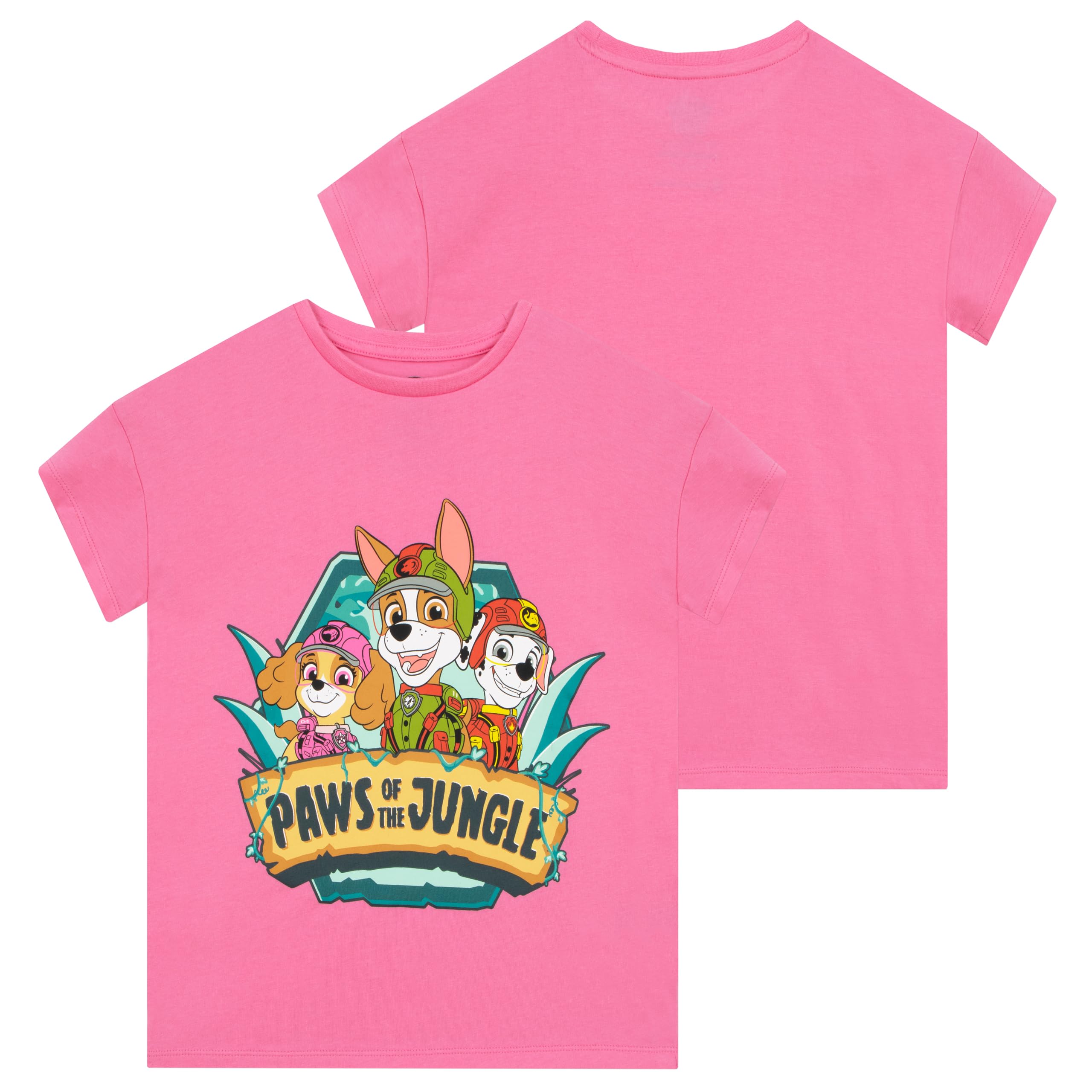 Paw Patrol Camiseta Skye para niñas, camiseta de verano de algodón para niñas, de 18 meses a 8 años