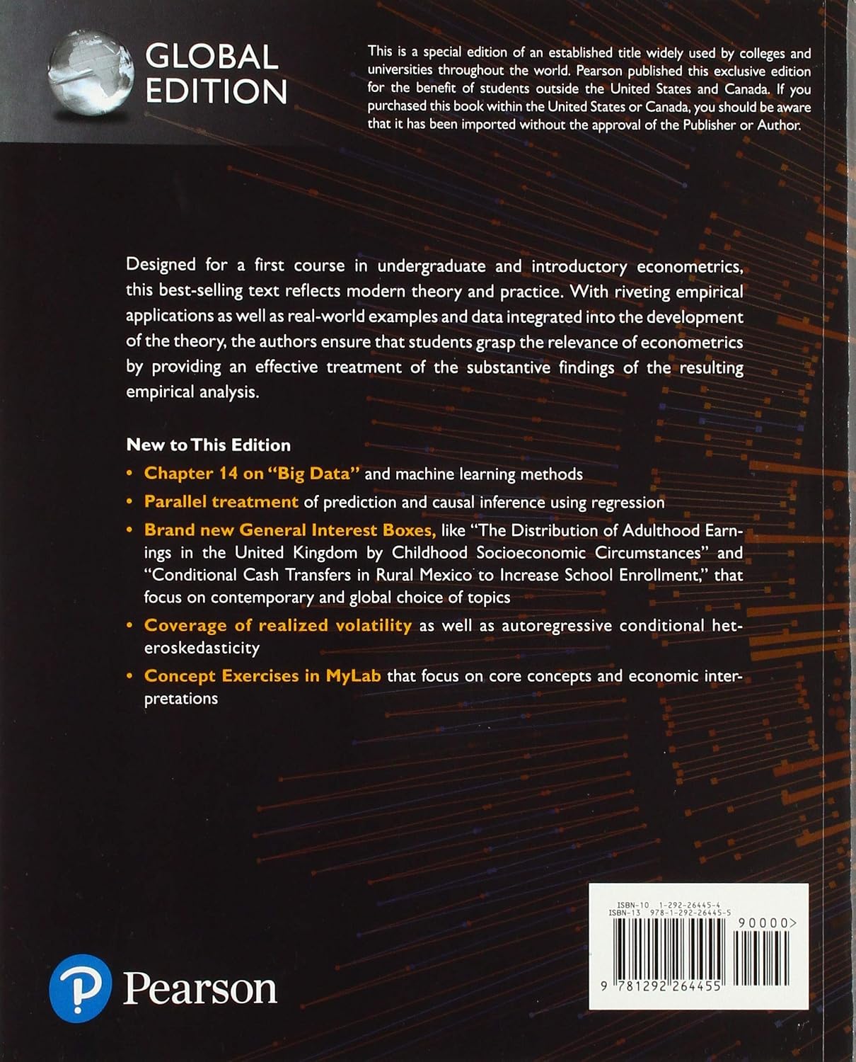 Introduction to Econometrics, Global Edition