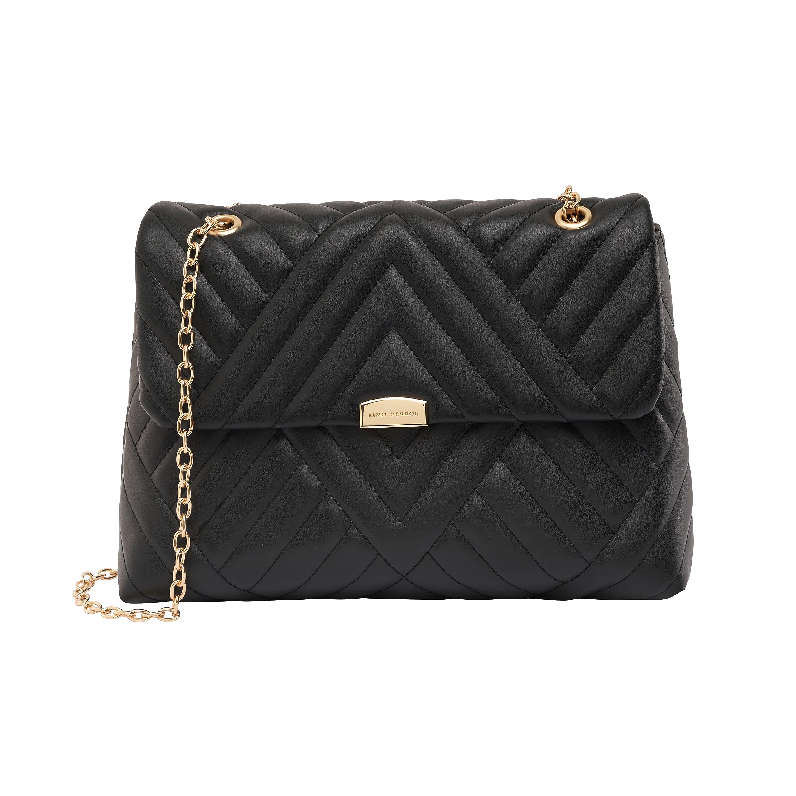 Lino Perros Quilted Black Satchel (B0CF5W58QT) Amazon Price History, Amazon Price Tracker