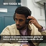 Sony WH-1000XM5 Hard Case Premium Noise Cancelling Wireless Over-Ear Headphones, Bluetooth, Clear Call Quality, Hi-Res Audio, Up to 30hr Battery Life, Includes Hard Case, iOS & Android - Black - 5
