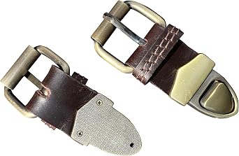 RUSTIC TOWN Leather Bag Replacement Push Clip Clasp Lock - Quick Release Metal Fasteners Buckles for Satchel & Messenger