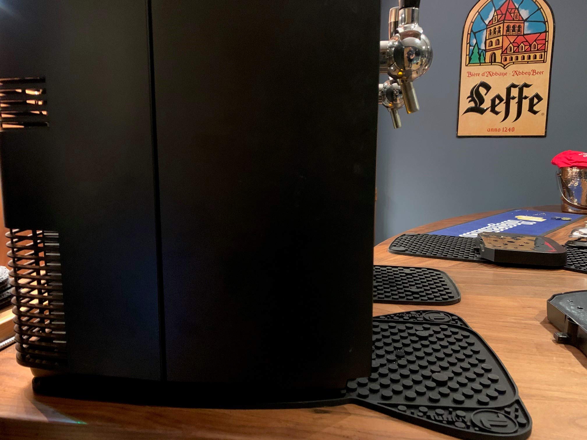 Die perfekte Matte Silikon Tropfmatte kompatibel mit PerfectDraft Perfect Draft Bierzapfanlage Original und Black HD3761/60, Arbeitsflächenschutz, Schwarz