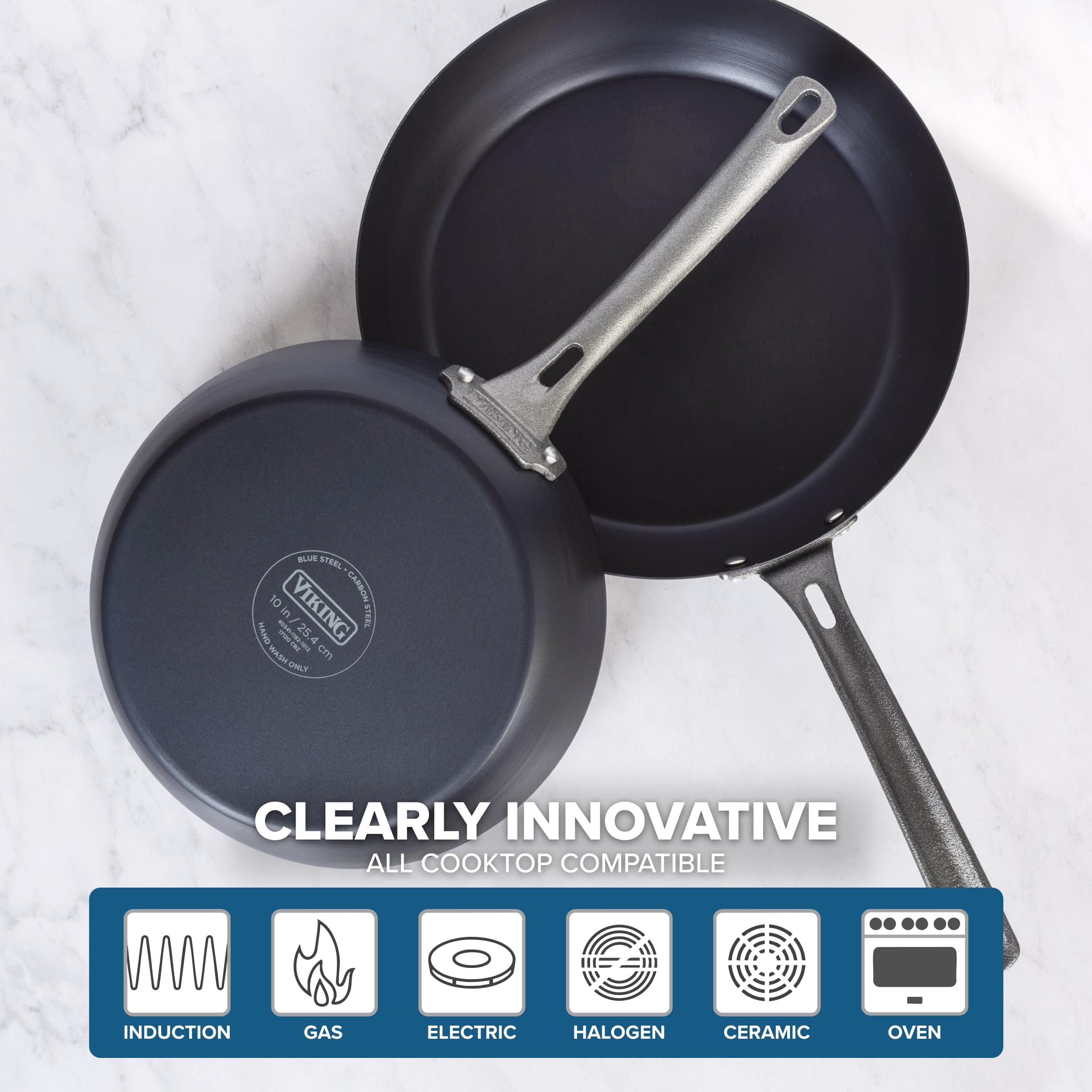Amazon | Viking Blue カーボンスチールフライパン キッチン調理器具