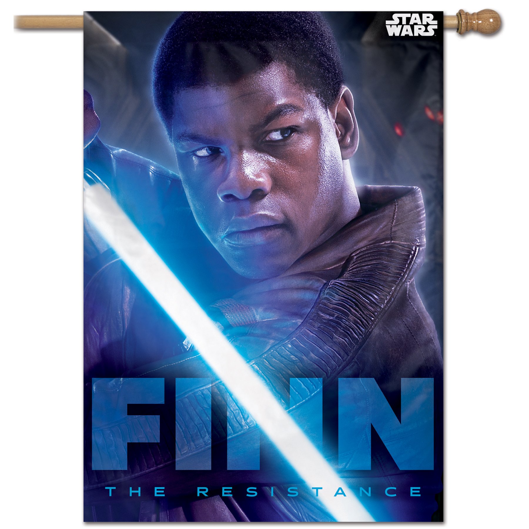 Drapeau Star Wars Finn WinCraft 70x100 cm pour décoration extérieure