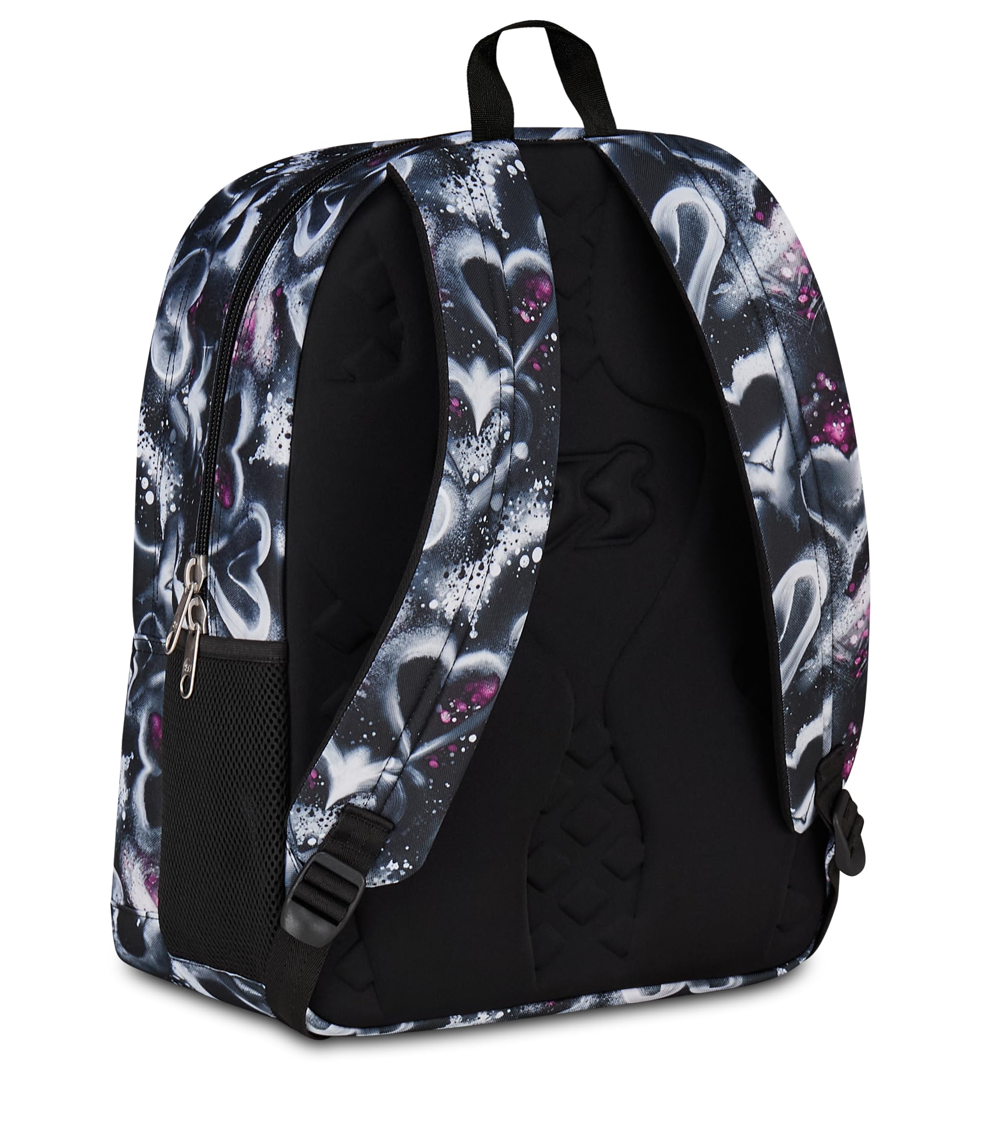 Seven Zaino Scuola FREETHINK, Doppio Scomparto, Nero, 34 L, Scomparto porta pc ablet, Tasche multifunzione, Tasca laterale porta borraccia, Scuola media e superiore, Bambini, Ragazzi