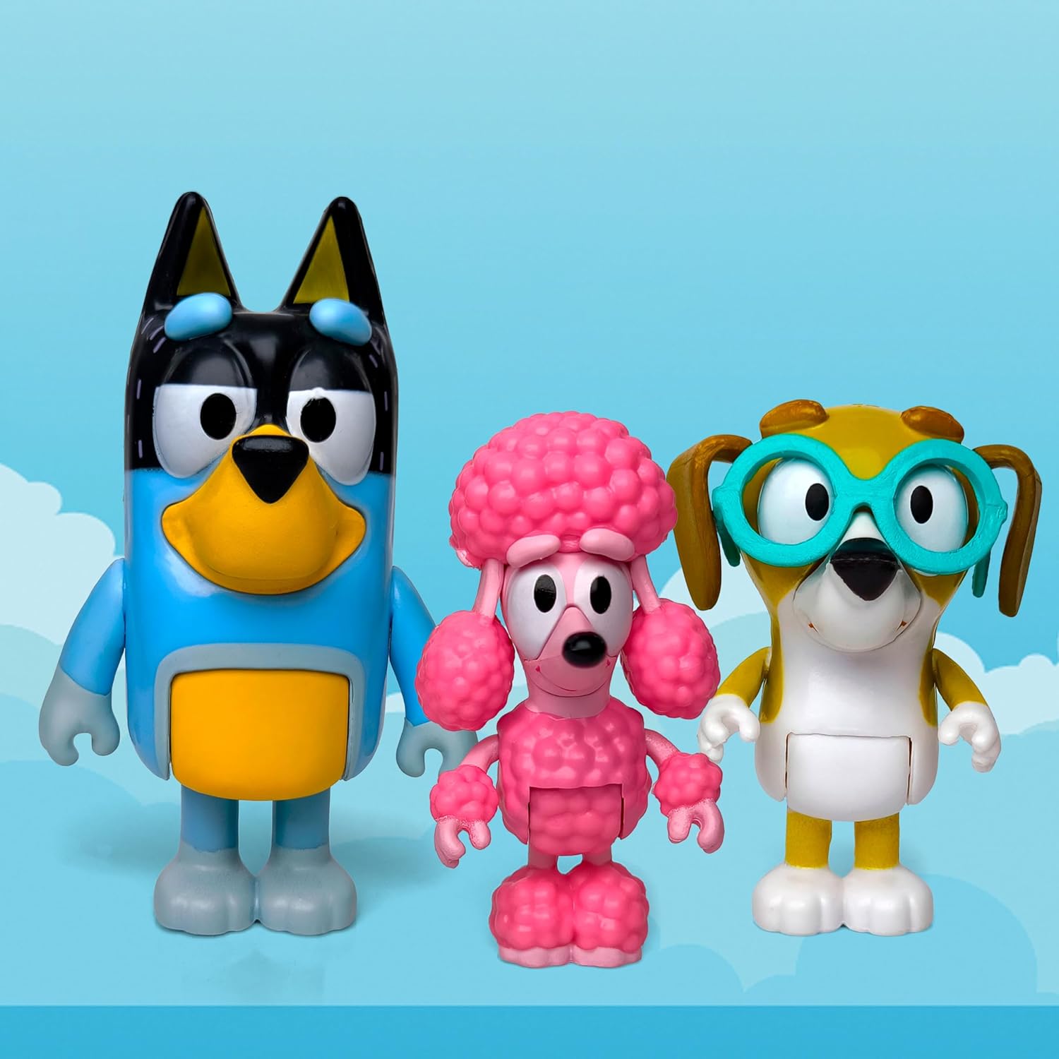 Toysvill 12 PCS Inspired by Bluye-Wolfs Figurines Toys Playset, Dogs Action Figures Family and Friends Set Collection