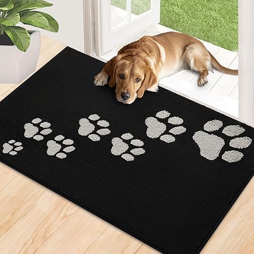 Timo Tapete para puerta de interior, tapete para puerta delantera, 32 x 40 pulgadas, parte trasera de goma antideslizante, absorbente y resistente a Timo Tapete para puerta de interior, tapete para puerta delantera, 32 x 40 pulgadas, parte trasera de goma antideslizante, absorbente y resistente a