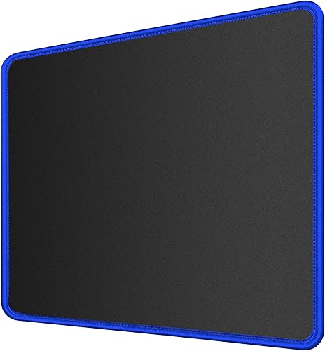 Miniatura 8 de Paquete de 20 alfombrillas de mouse para juegos, revestimiento resistente al agua, goma natural, con bordes cosidos y base de goma antideslizante,