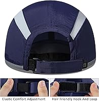 Vista 8 de GADIEMKENSD Sombrero reflectante plegable para exteriores, diseño sin estructura, protección solar UPF 50+, sombreros deportivos para mujeres