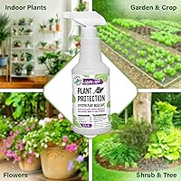 Vista 3 de Mighty Mint Spray de protección de plantas de menta de 32 onzas, para ácaros, insectos, mosquitos, hongos y enfermedades con paño de microfibra