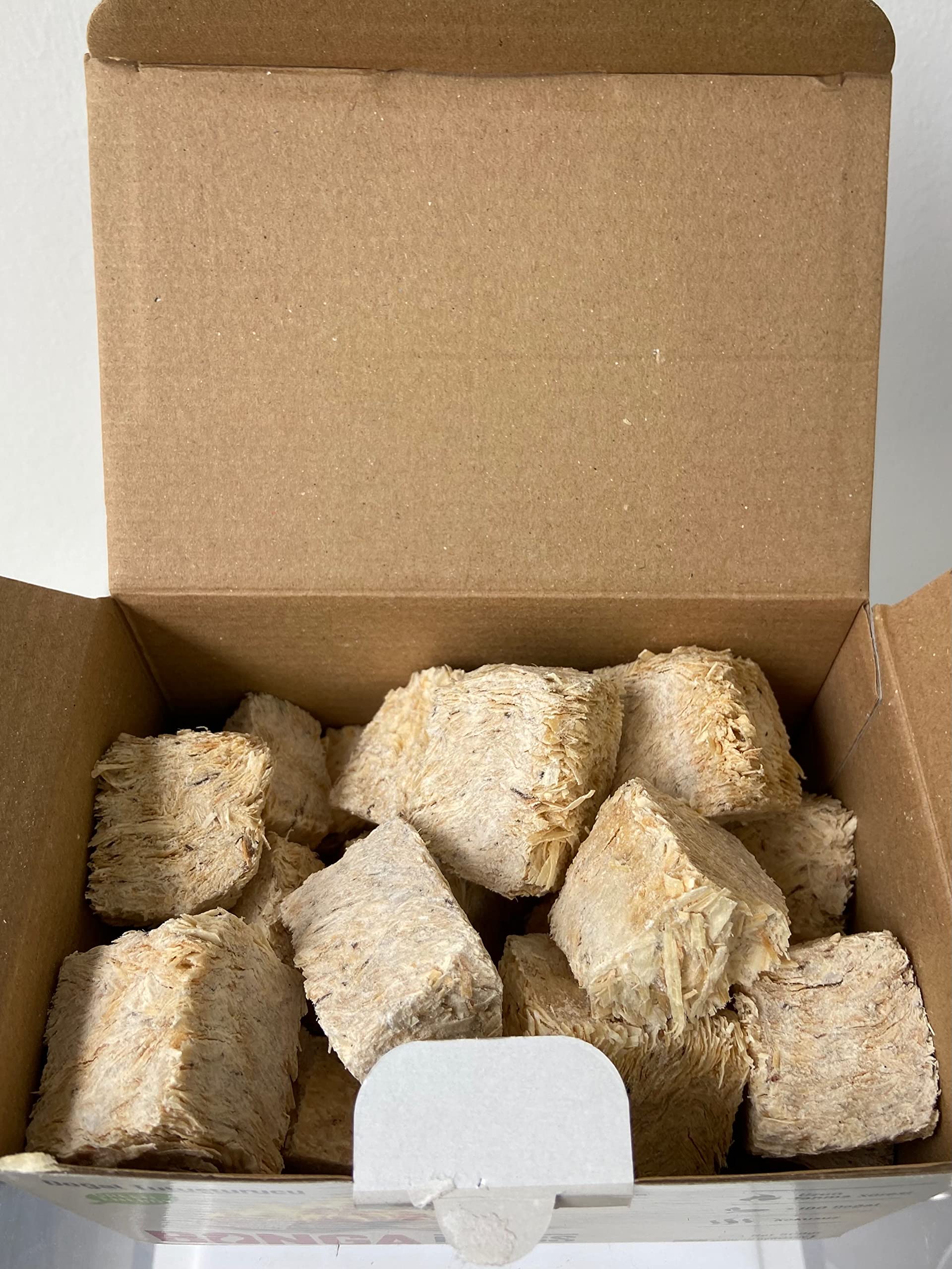 BONGA Soba, Şömine, Mangal Tutuşturucu 35 Adet 500 gr - Jel Ve Çıra Alternatifi Doğal Odun Yünü Pres