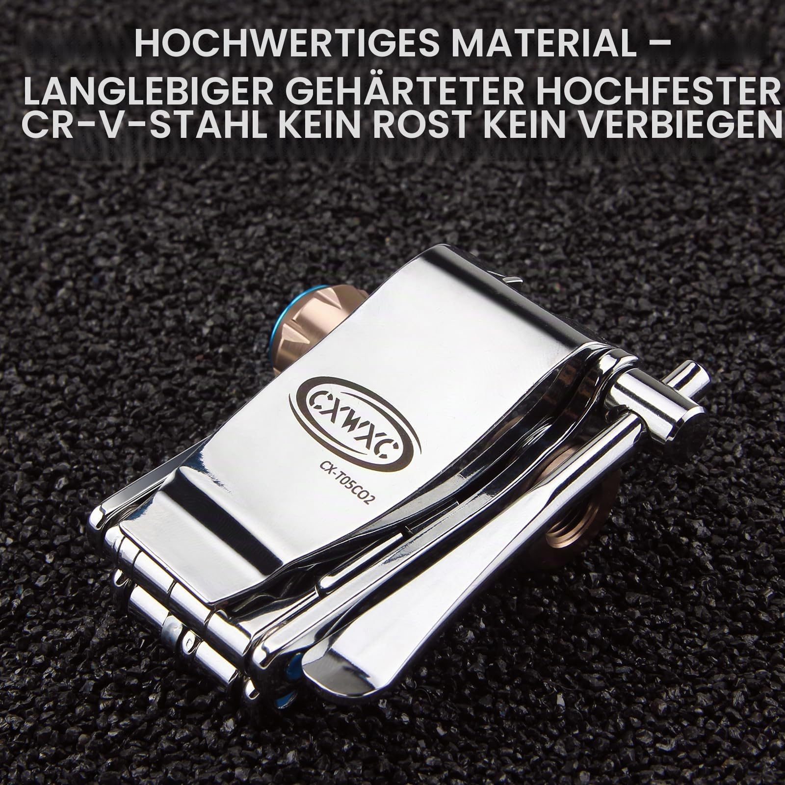 CXWXC Fahrrad Multitool Mit Fahrradpumpe CO2 Kartuschenpumpe,Multifunktionswerkzeug Reparatur Werkzeug Set,Kompakt und Leicht, für Rennrad,MTB,Stadtrad