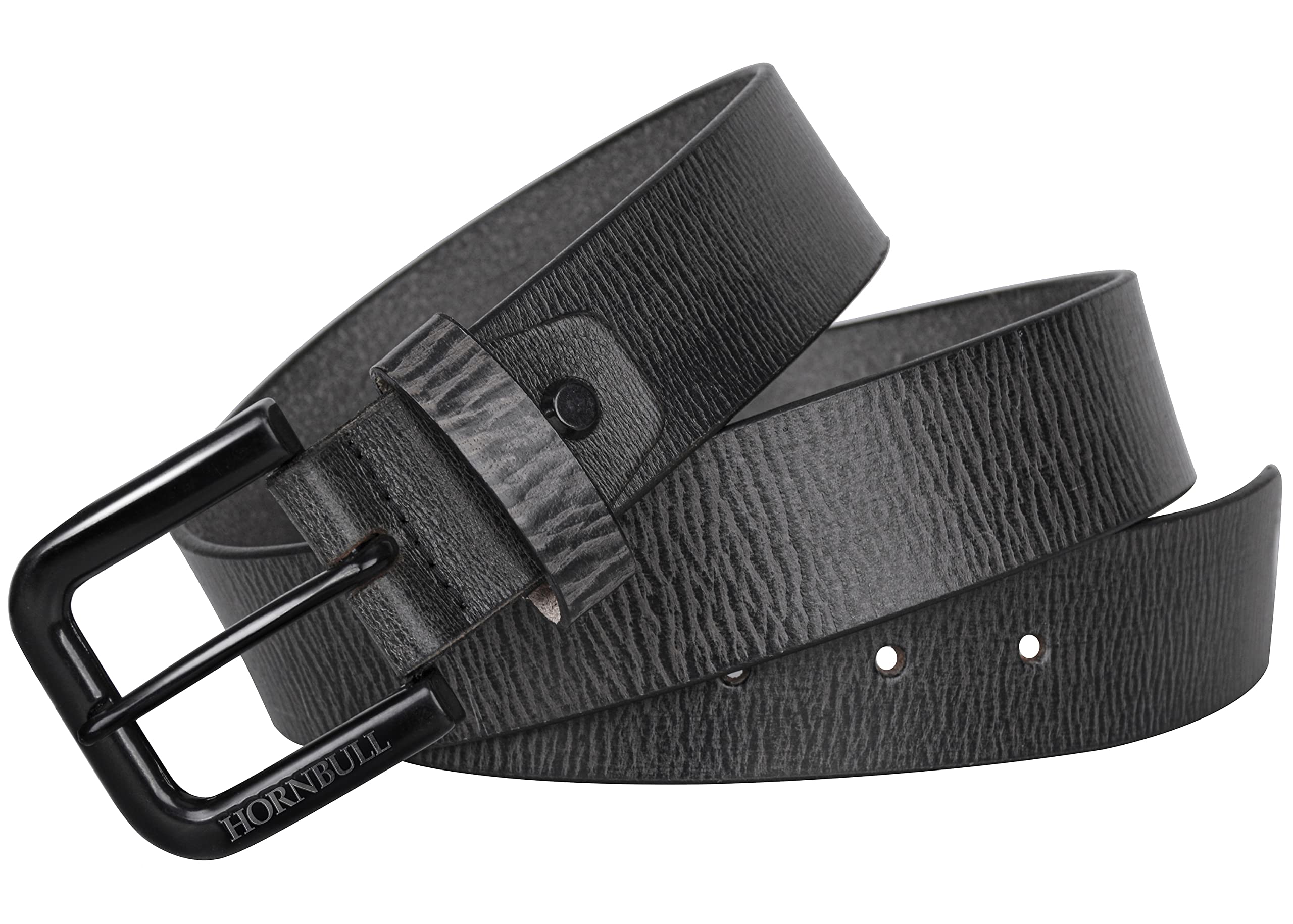 HORNBULL Mens Alane Leather Belt | Casual Leather Belt for Men