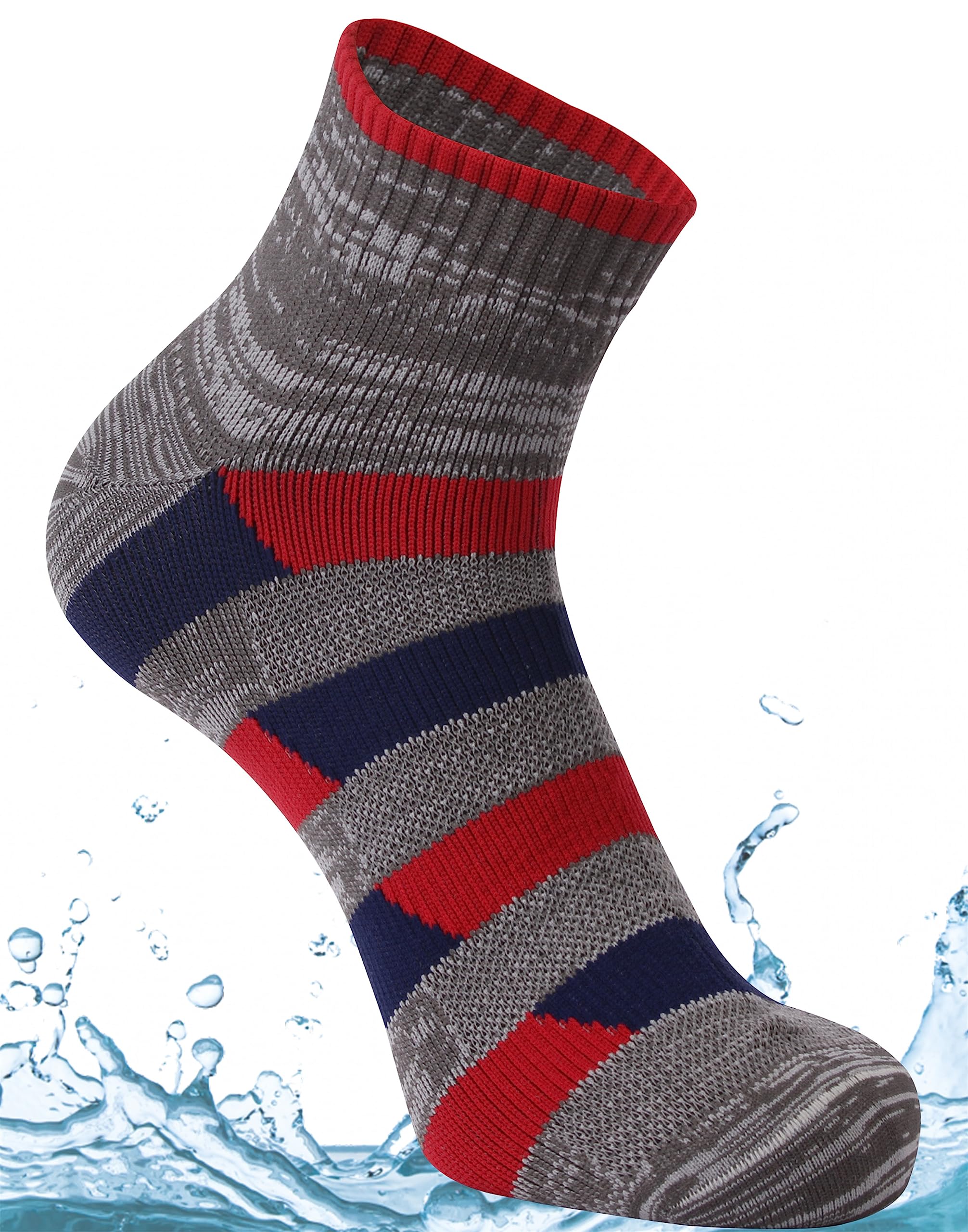 Agdkuvfhd Waterproof Socks Neoprene Unisex Breathable Outdoor Sports Hiking Fishing Wading Crew/Ankle Socks