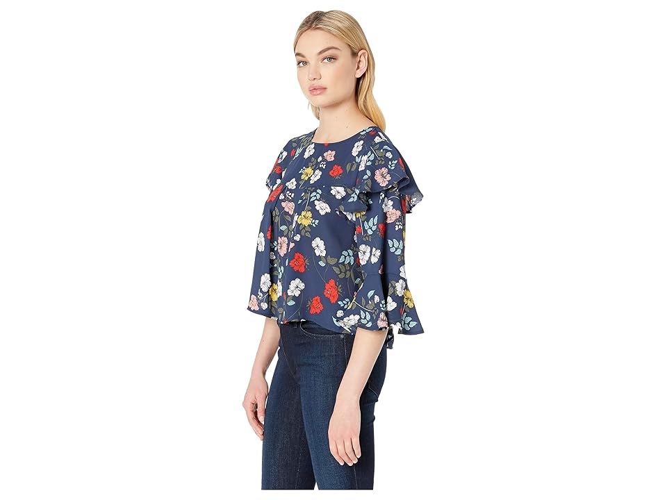 

Jack by BB Dakota Blissed Out Blouse (Dark Blue) Women's Blouse