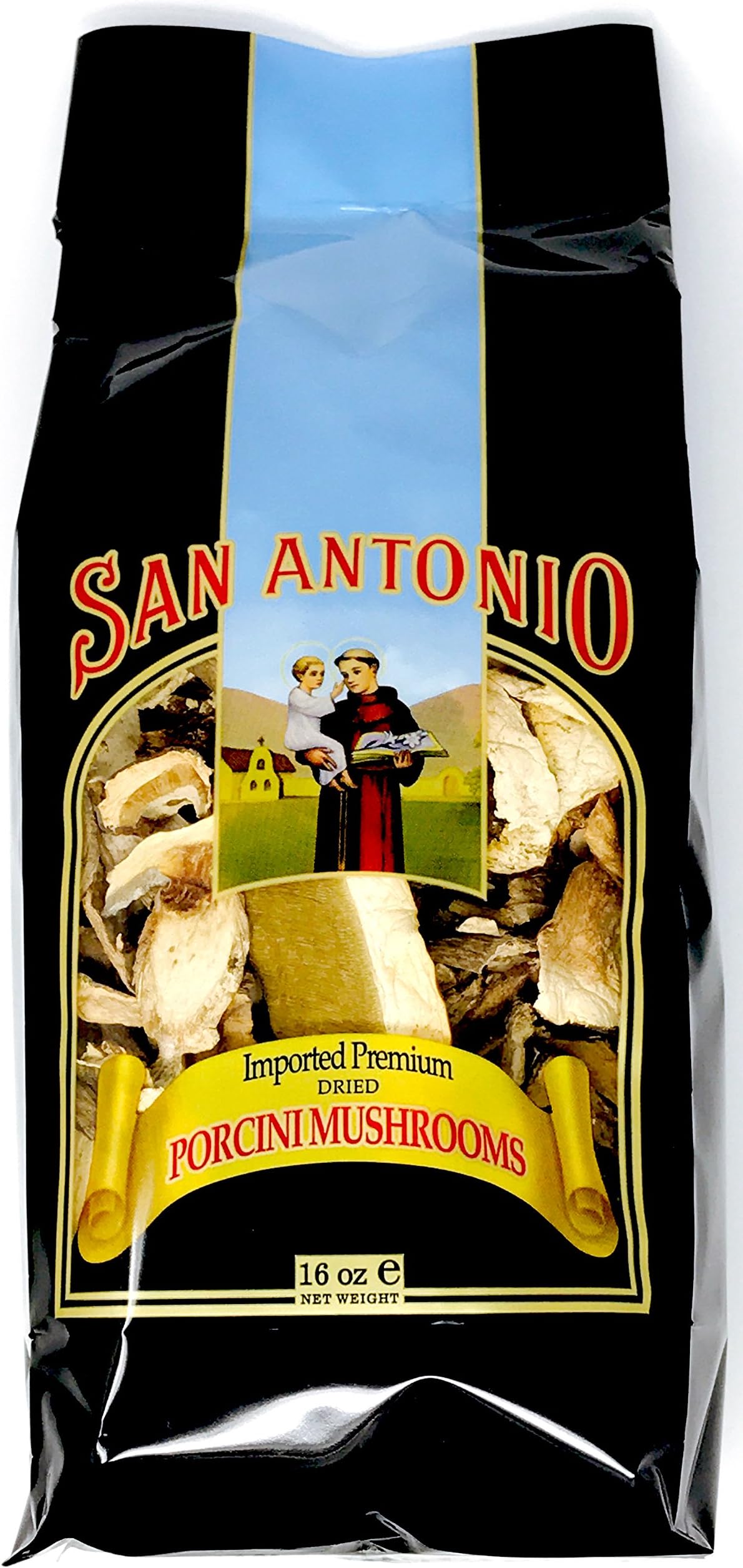 San Antonio 1-Pound Premium Dried Porcini Mushrooms (16-Ounce Bulk Size)