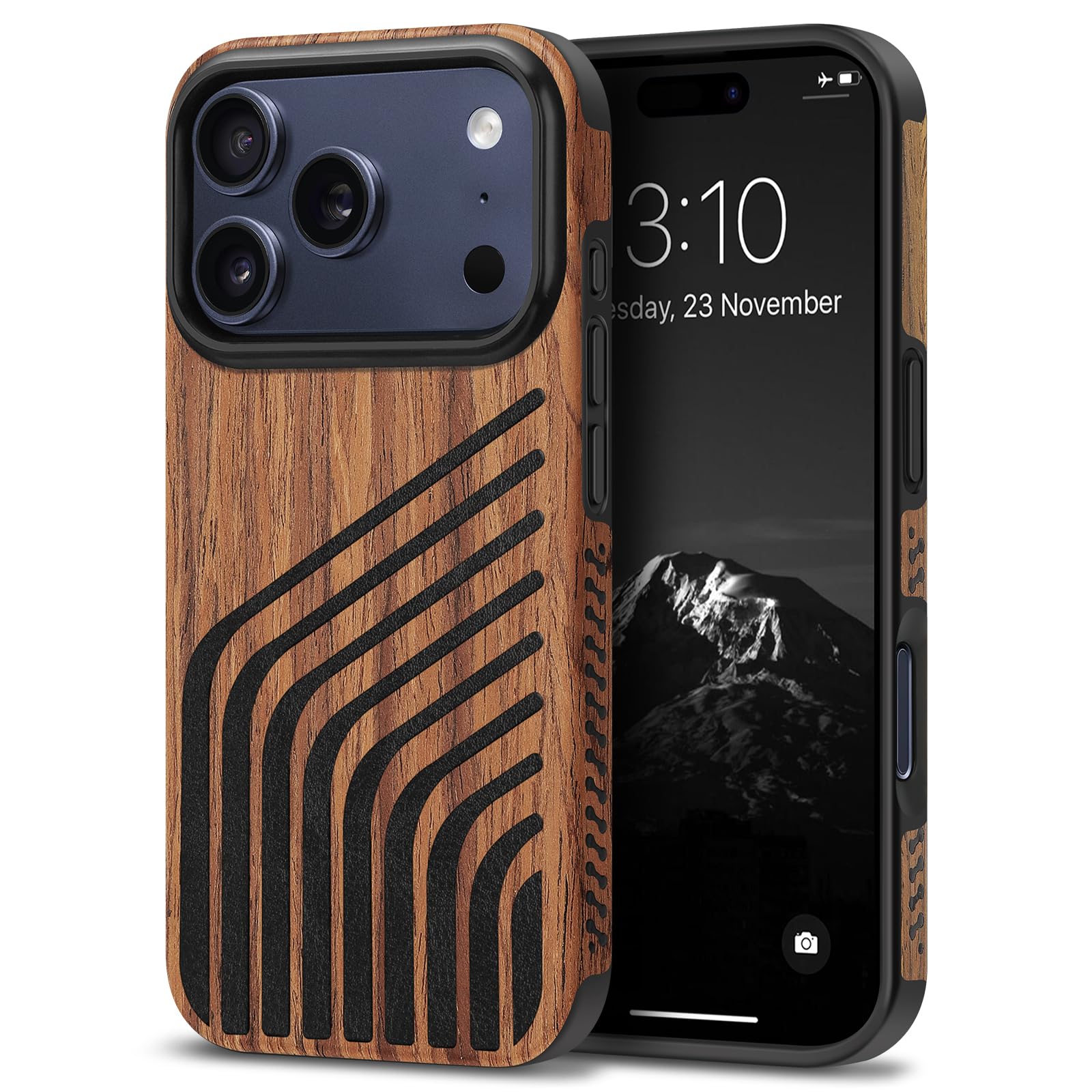 Compatible with iPhone 17 Pro Case (Hairline)
