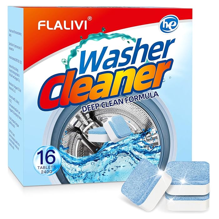 Buy Washing Machine Cleaner Effervescent Tablets Solid Washer Deep Cleaning Tablet, Triple