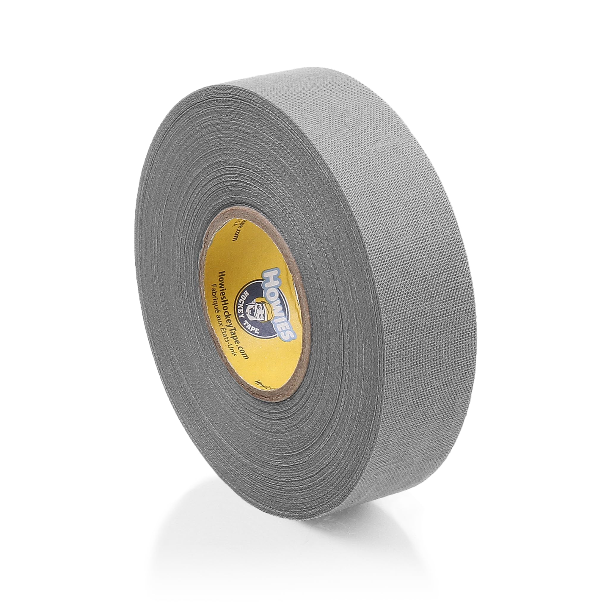 Hockey - Gray Hockey Tape 1 Pack - Cloth Stick Tape - Strong, Long-Lasting Adhesive for Stick Blade, Lacrosse, Baseball - 1 Inch x 24 Yards - Professional Quality