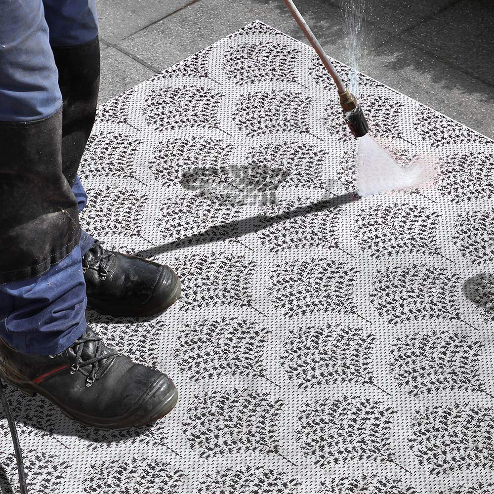 HANSE Home Tapis d'intérieur et d'extérieur en Tissu Plat - Couleur : crème/Noir - Dimensions : 160 x 230 cm