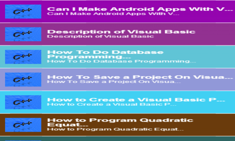 visual basic programming - Application sur Amazon Appstore
