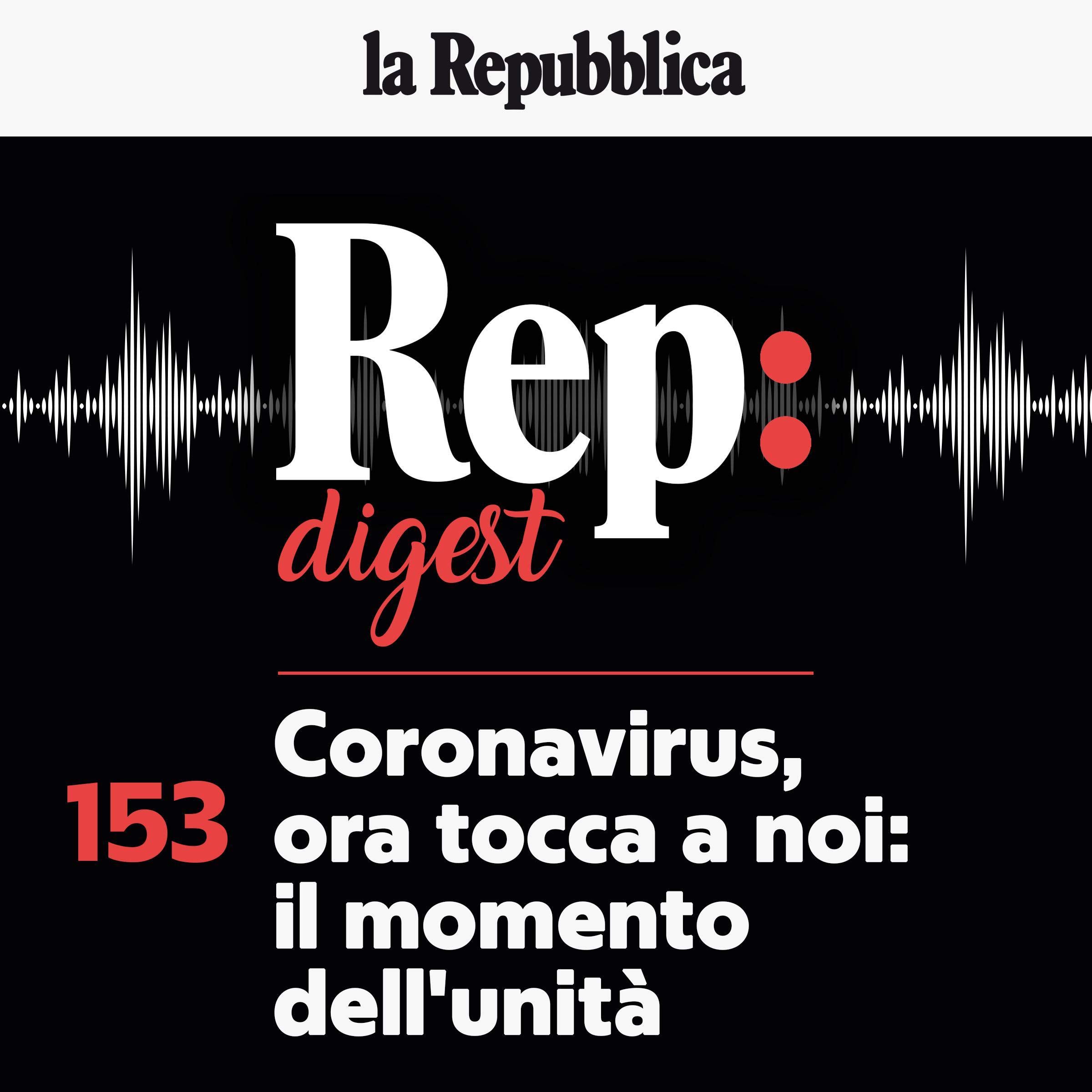 Coronavirus, ora tocca a noi - il momento dell'unità