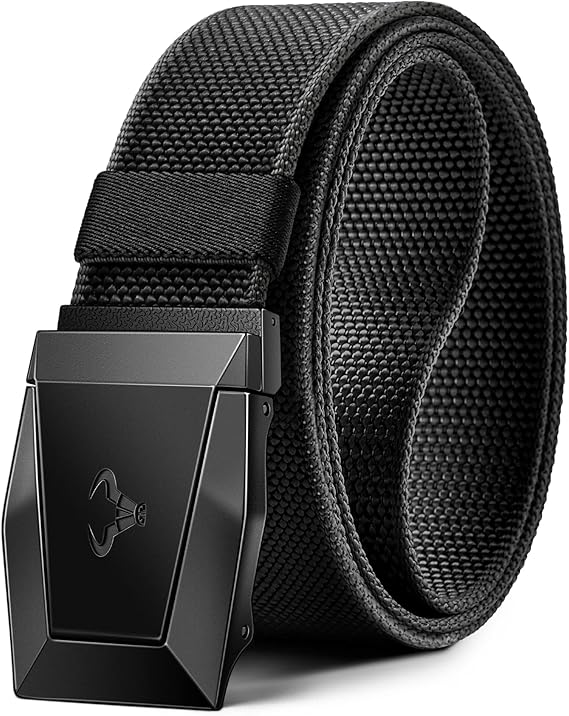 JUKMO Tactical Belt, Military Hiking Rigger 1.5 Inch Nylon Web