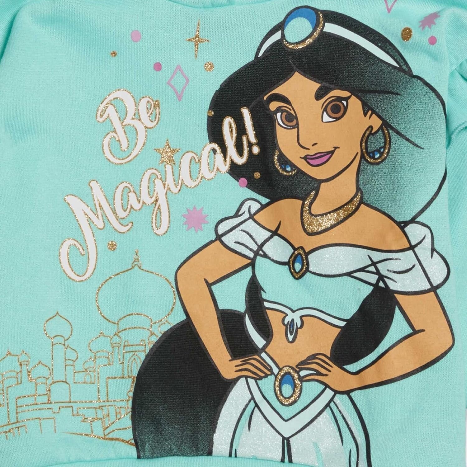 Miniatura 7 de Disney Princess Mulan Rapunzel Jasmine - Sudadera con capucha para niñas y niños grandes