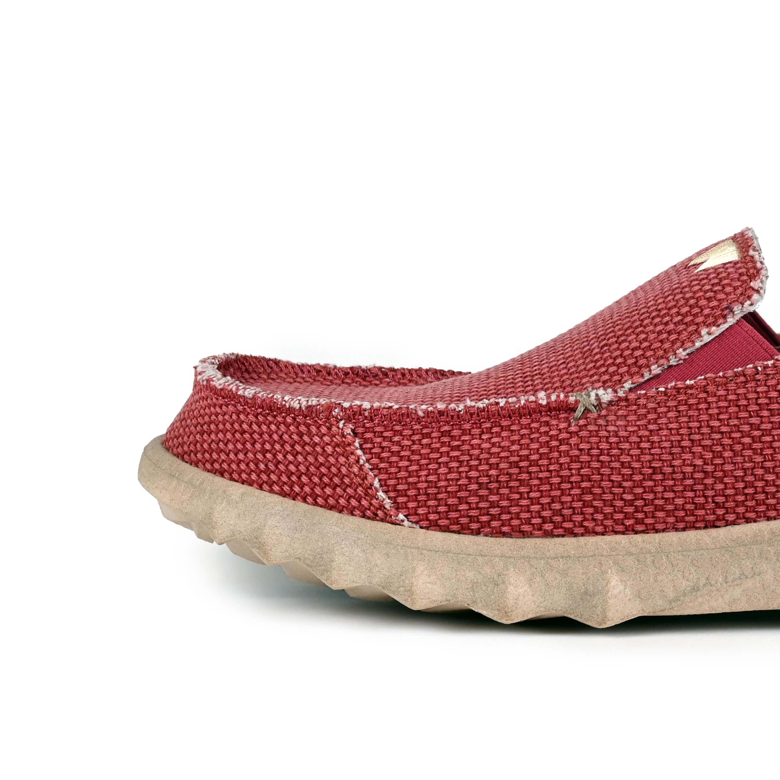 Kickback Couch Classic Mocassins Slip‑on en Toile pour Homme – Chaussures Décontractées pour l’Été, la Plage et Les Voyages avec Semelle Antidérapante et Confort Toute la Journée