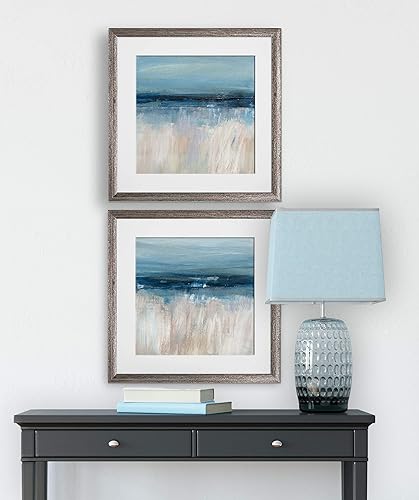 Miniatura 2 de Wexford Home On The On The Severn - Juego de 2 piezas de impresión artística, 16 x 16 pulgadas, color plateado