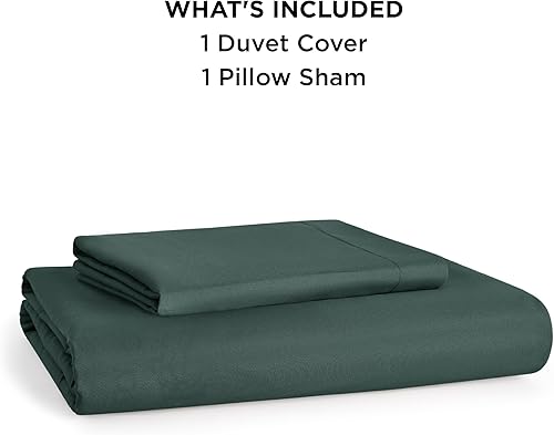 Vista 418 de Bedsure - Juego de funda de edredón de tamaño matrimonial, ropa de cama suave con doble cepillado, 1 funda de edredón (80 x 90 pulgadas) y 2 fundas