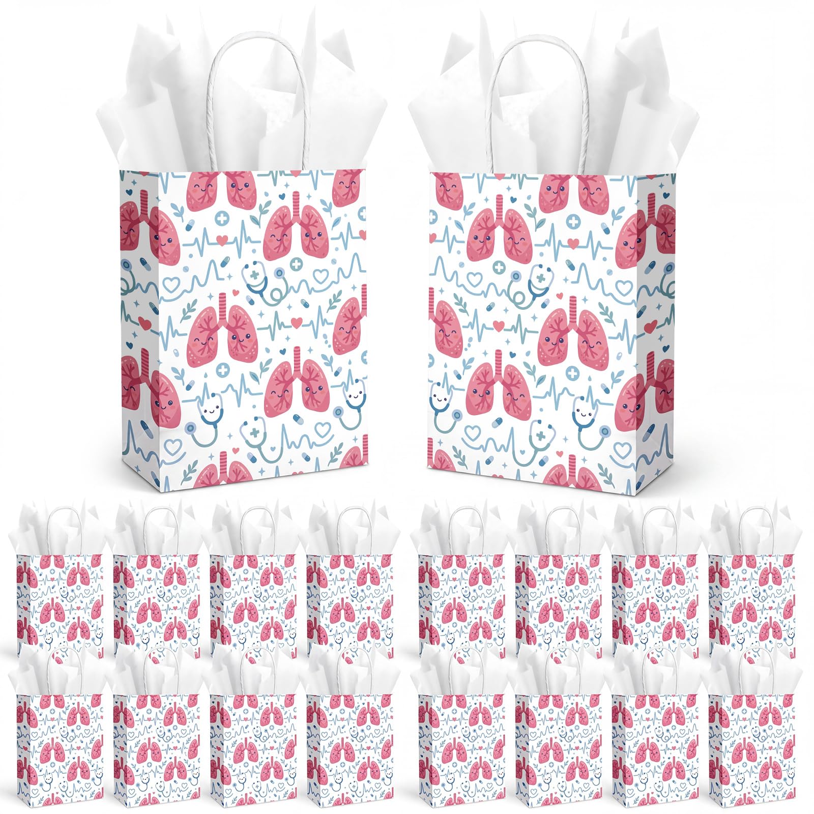 TaoBary 15 Sets Respiratory Therapist Gifts Respiratory Care Week Gift Bag