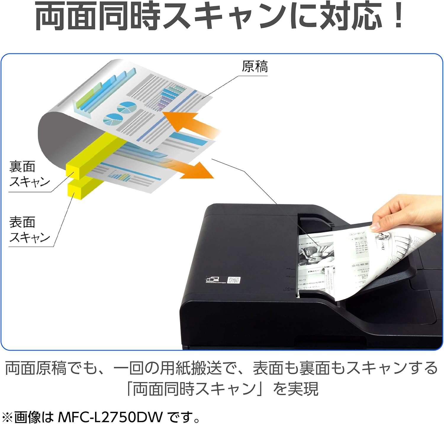 ブラザー レーザープリンター モノクロ複合機 Mfc L2750dw 34ppm Fax Adf 両面印刷 有線 無線lan Wi Fi Direct テレワーク Amazon Co Jp