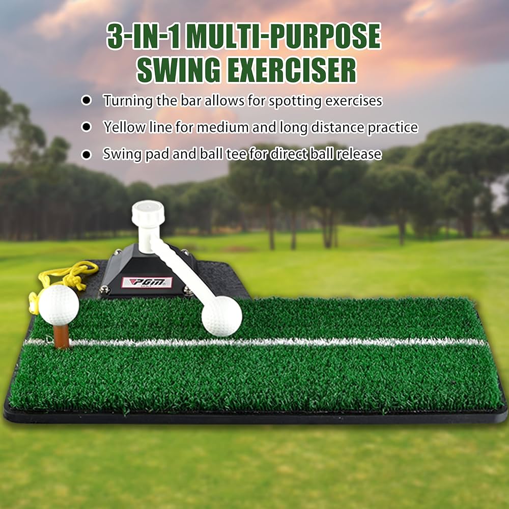 Amazon | PGM ゴルフスイングトレーナー2.0 - 高さ調節可能な
