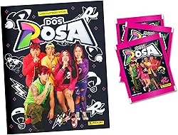 Kit C/ 1 Álbum Brochura + 6 Envelopes de Figurinhas Dos Rosa Emilly Vick