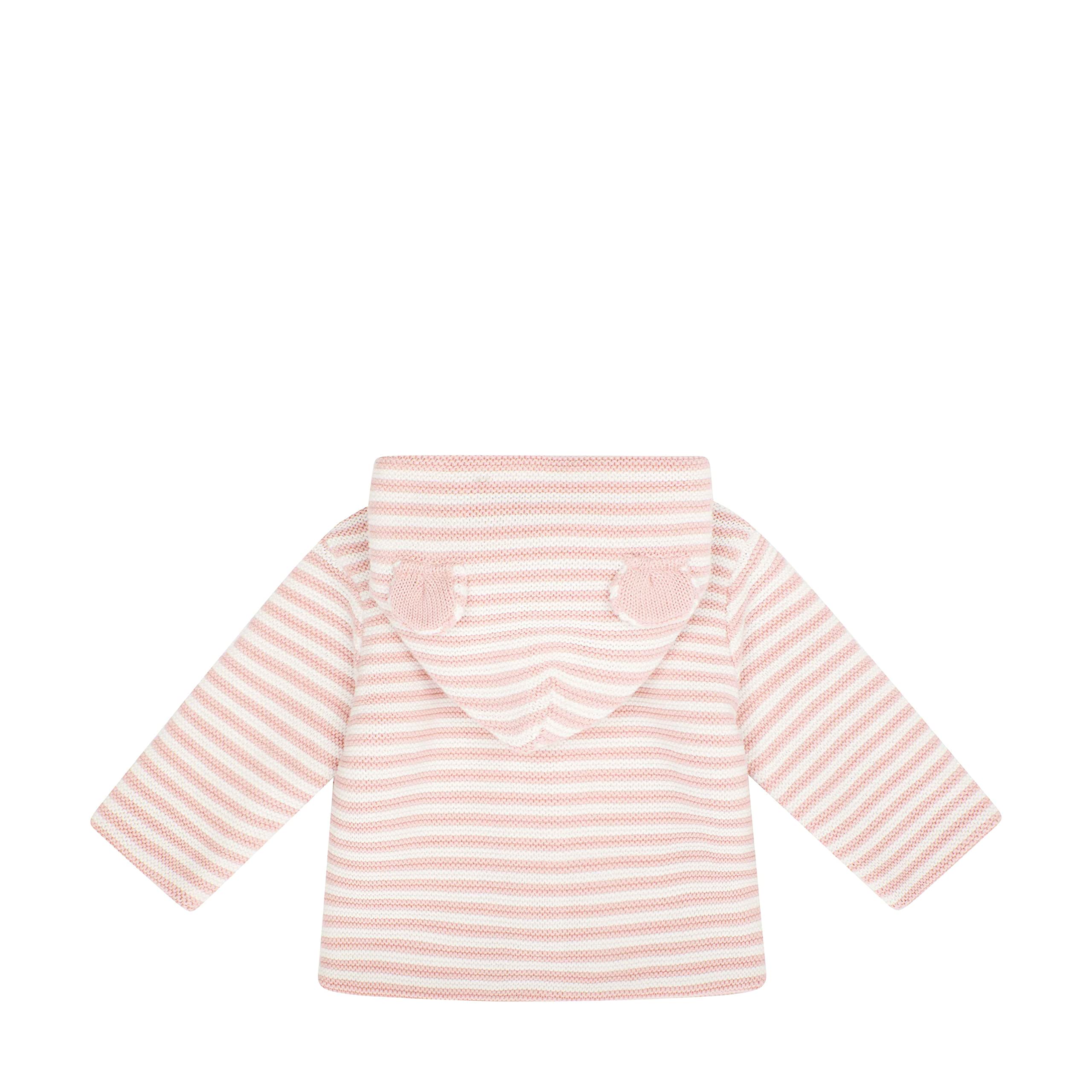 Steiff Unisex Baby Strickjacke mit Kapuze Jacke