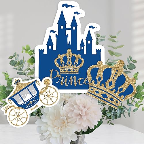 Royal Prince Charming - Juego de 15 varillas para fiesta de cumpleaños o fiesta de cumpleaños