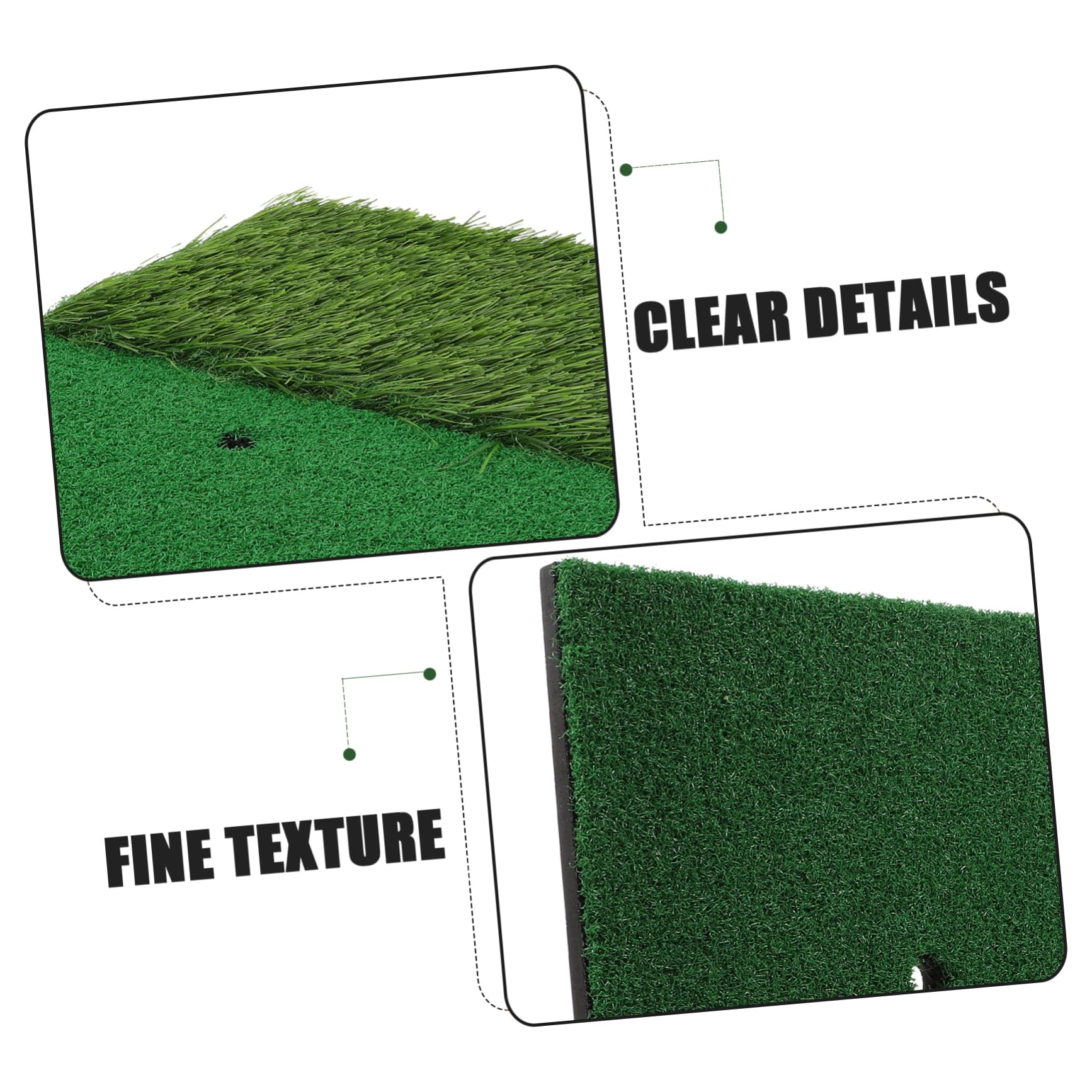Parliky Golfing Swing Practice Mat Artificial Grass Ideal for Outdoor/Indoor Use
