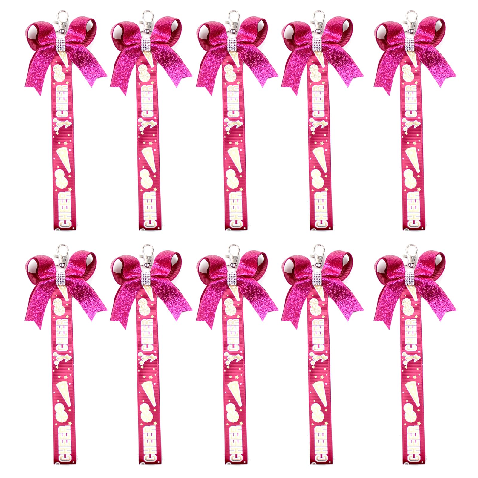 アティックローズ リボン▷◁ピンクオルテガ ୨୧タッセルキーホルダー Amazon.co.jp: BIBABLYKE チアリボンキーホルダー 10個パック 蝶結び