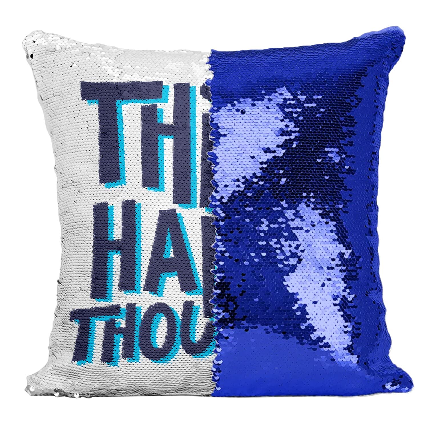 Coussin Santé Mentale Think Happy Thoughts pour Esprit Positif