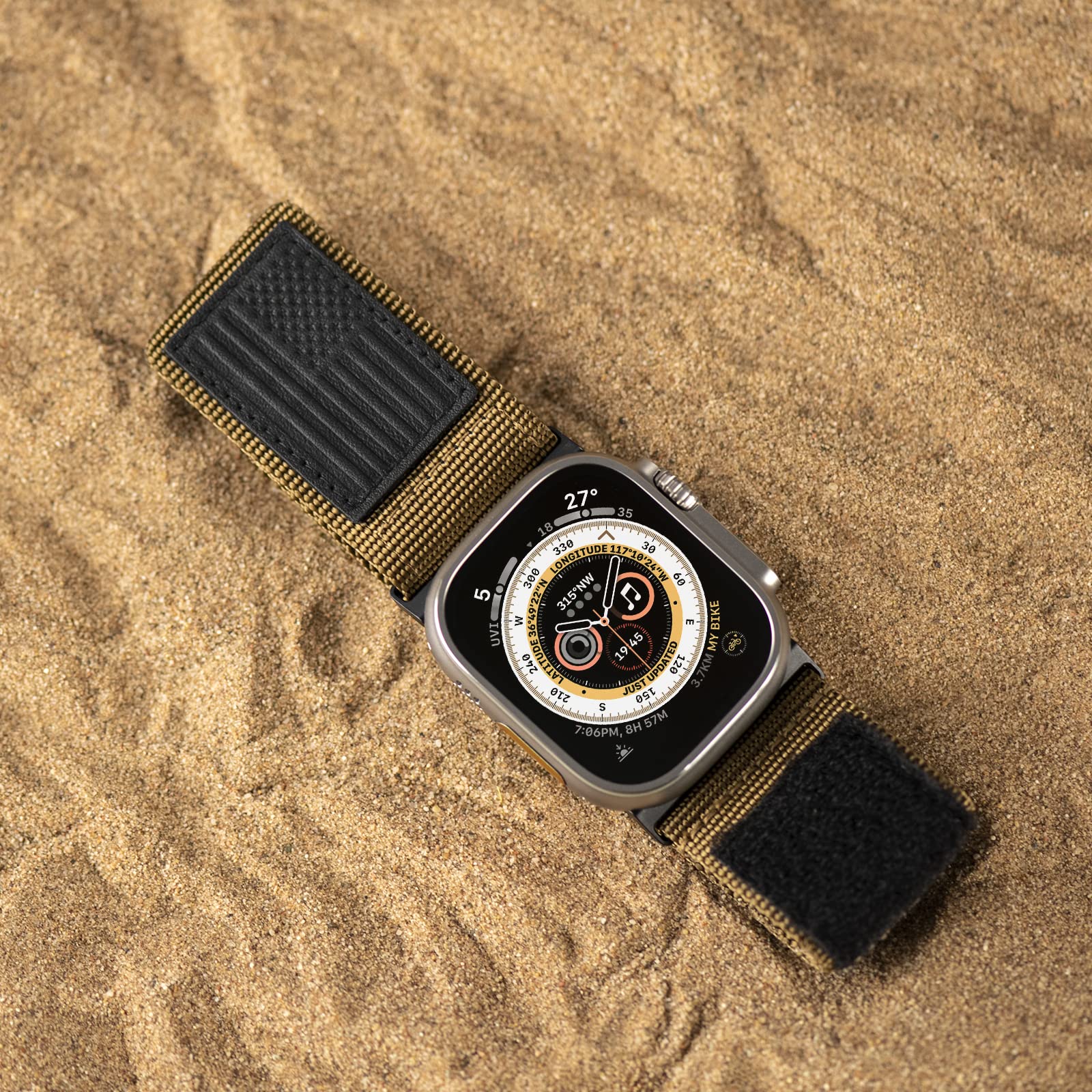 Tefeca Fortitude Series Bracelet réglable pour Apple Watch/Apple Watch Ultra