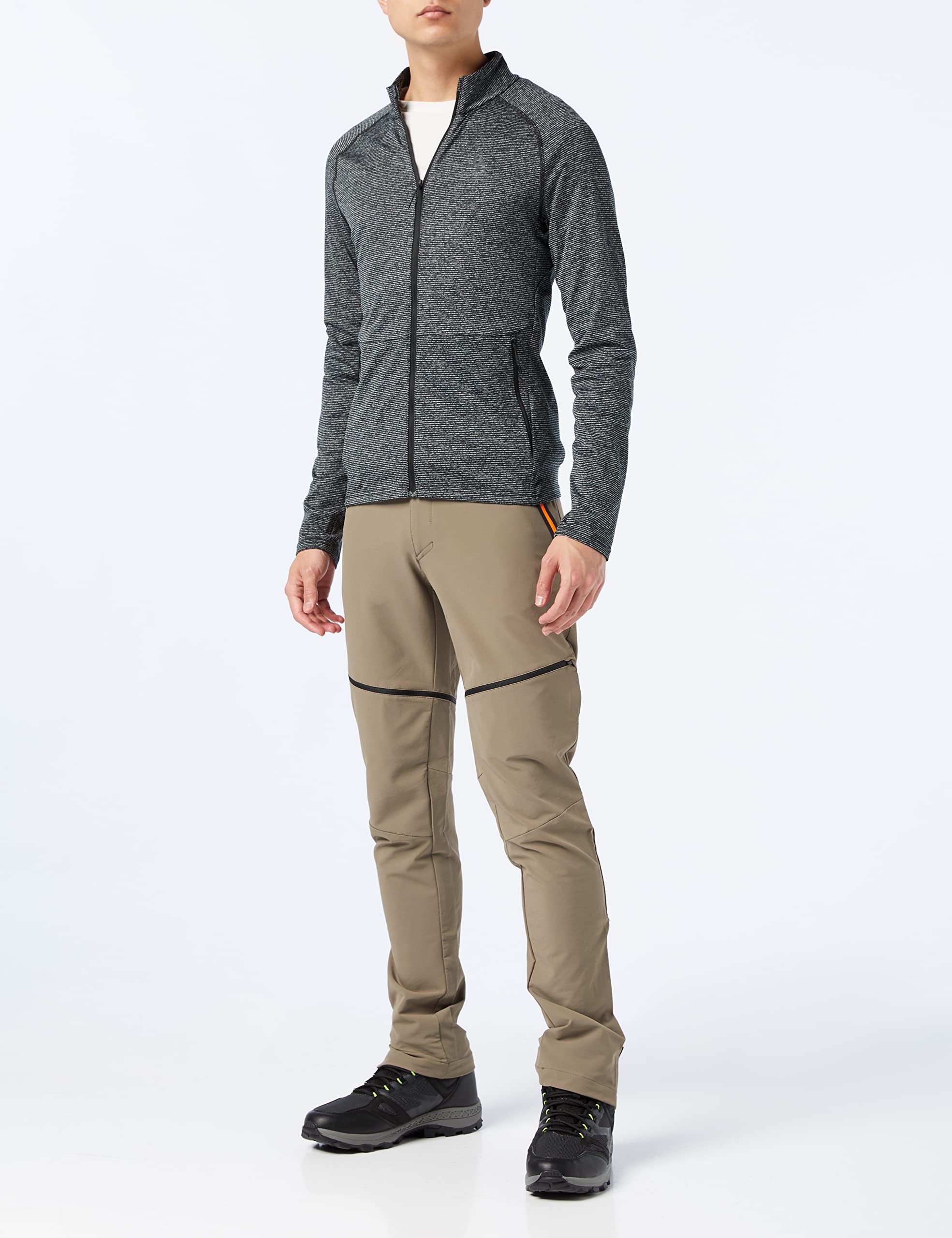 Odlo Herren Sesvenna_542432 Langarm Shirt mit Reißverschluss (1er Pack)