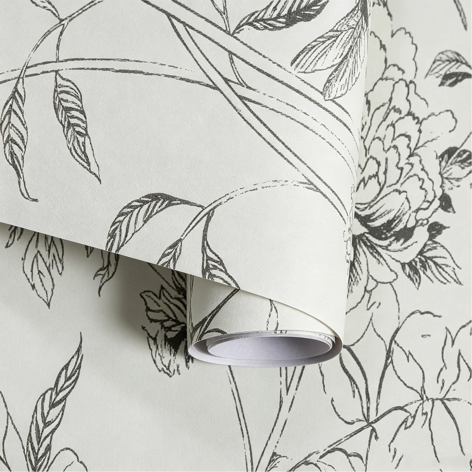 Zynqra C ﻿Peel And Stick Wallpaper Floral Ontact Paper,Self Adhesive Decorative,Modern Ontactpaper For Abinets Drawers Bedroom Thicken Vinyl(,L100cm/39.4In*W60cm/23.6In)