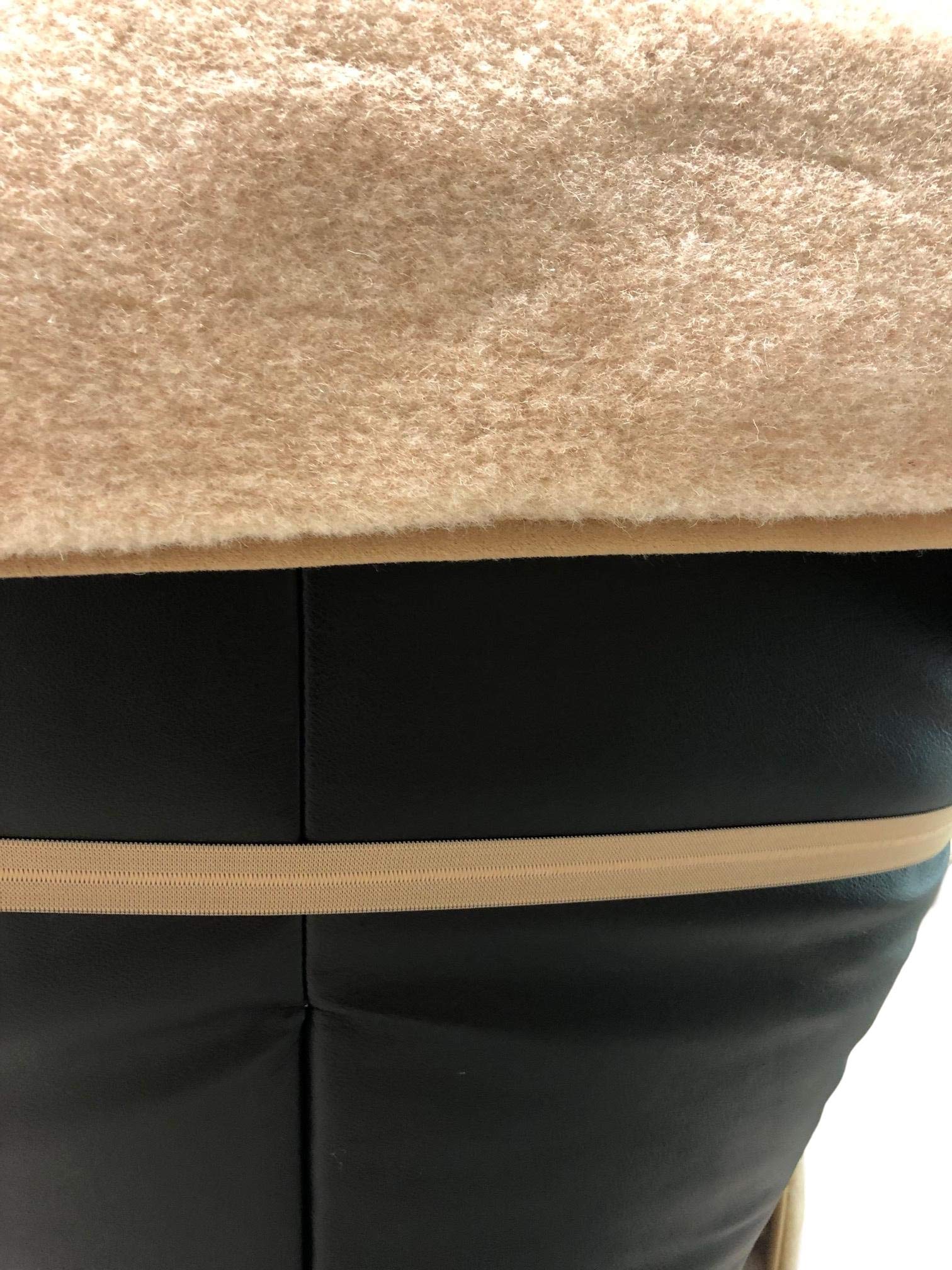 Sesselschoner Relaxsessel Alpaca mit Taschen und Befestigung Überwurf Sitzauflage 100% Wolle