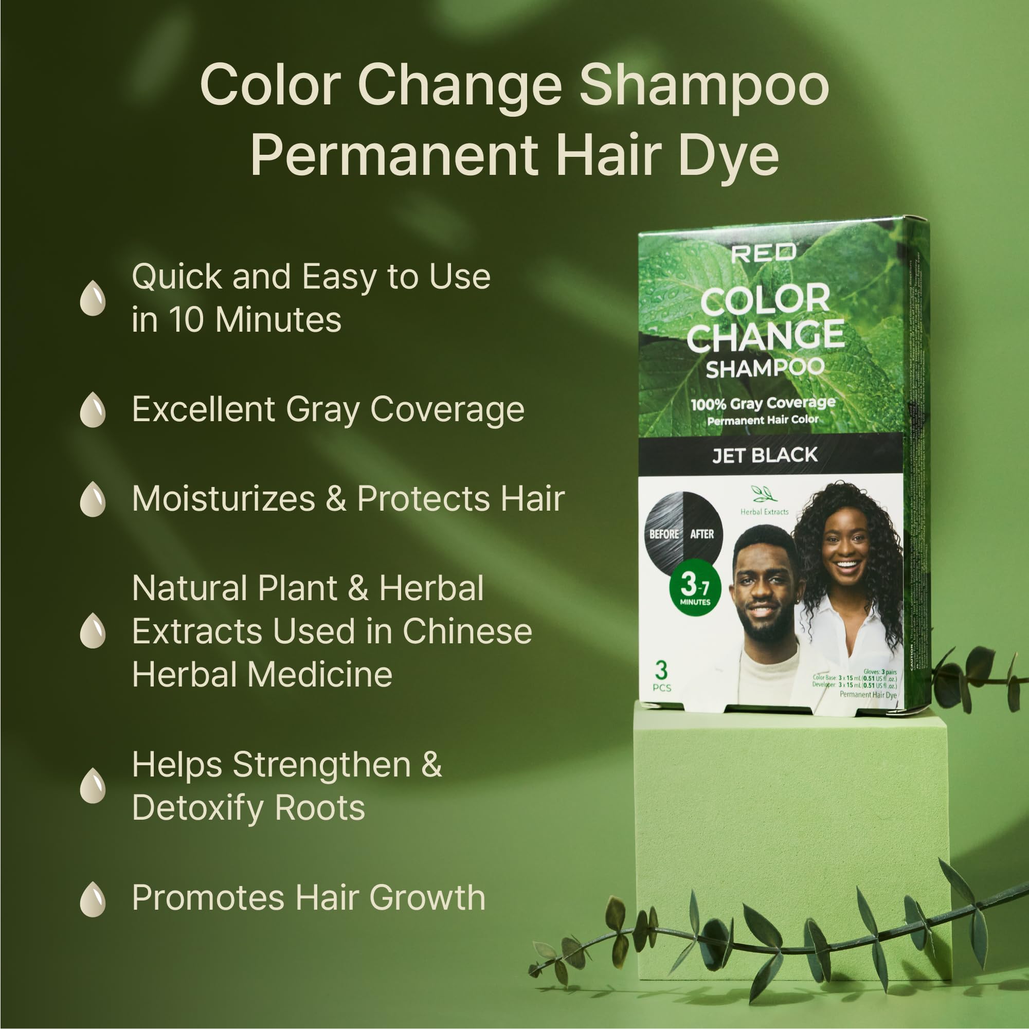 Amazon.com : Red by Kiss Color Change Shampoo – Permanent Hair